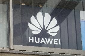 The logo of Huawei